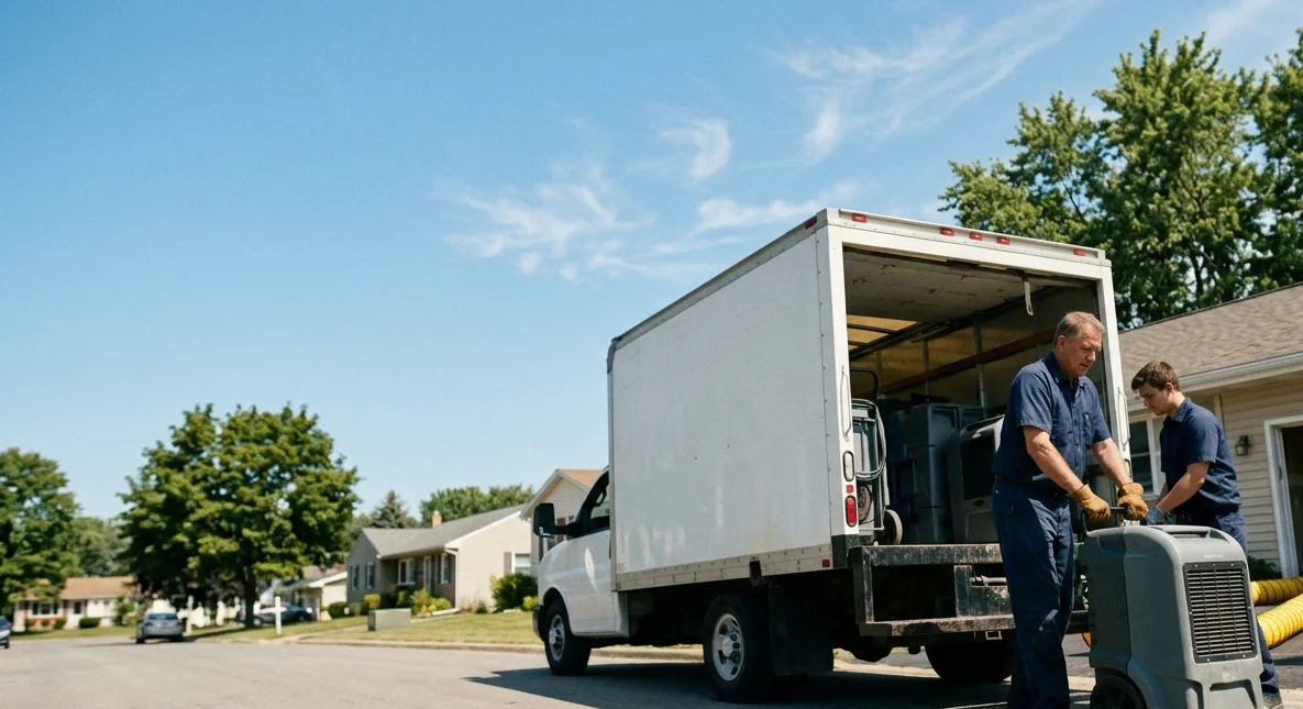 Water Damage Cleanup in Westphalia, IN near me